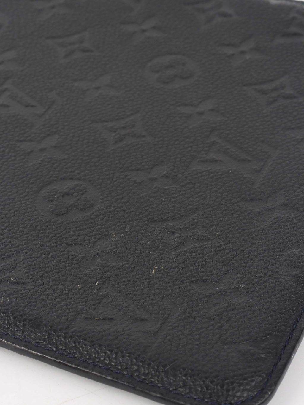 Louis Vuitton Black Monogram Empreinte iPad Case