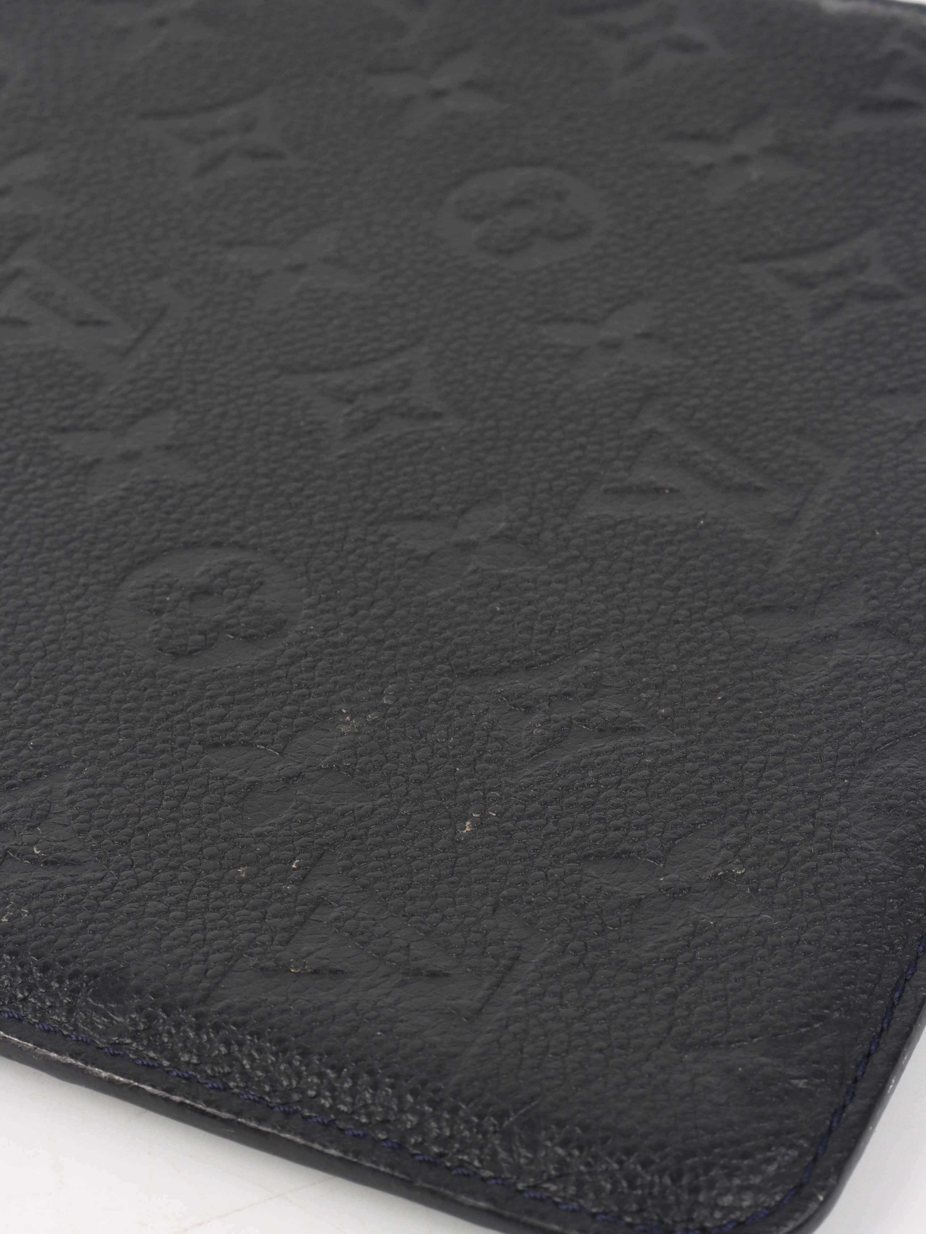 Louis Vuitton Black Monogram Empreinte iPad Case