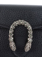 Gucci Black Super Mini Dionysus Bag.