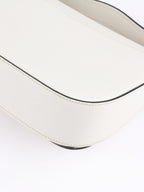 Prada White Saffiano Crossbody Bag