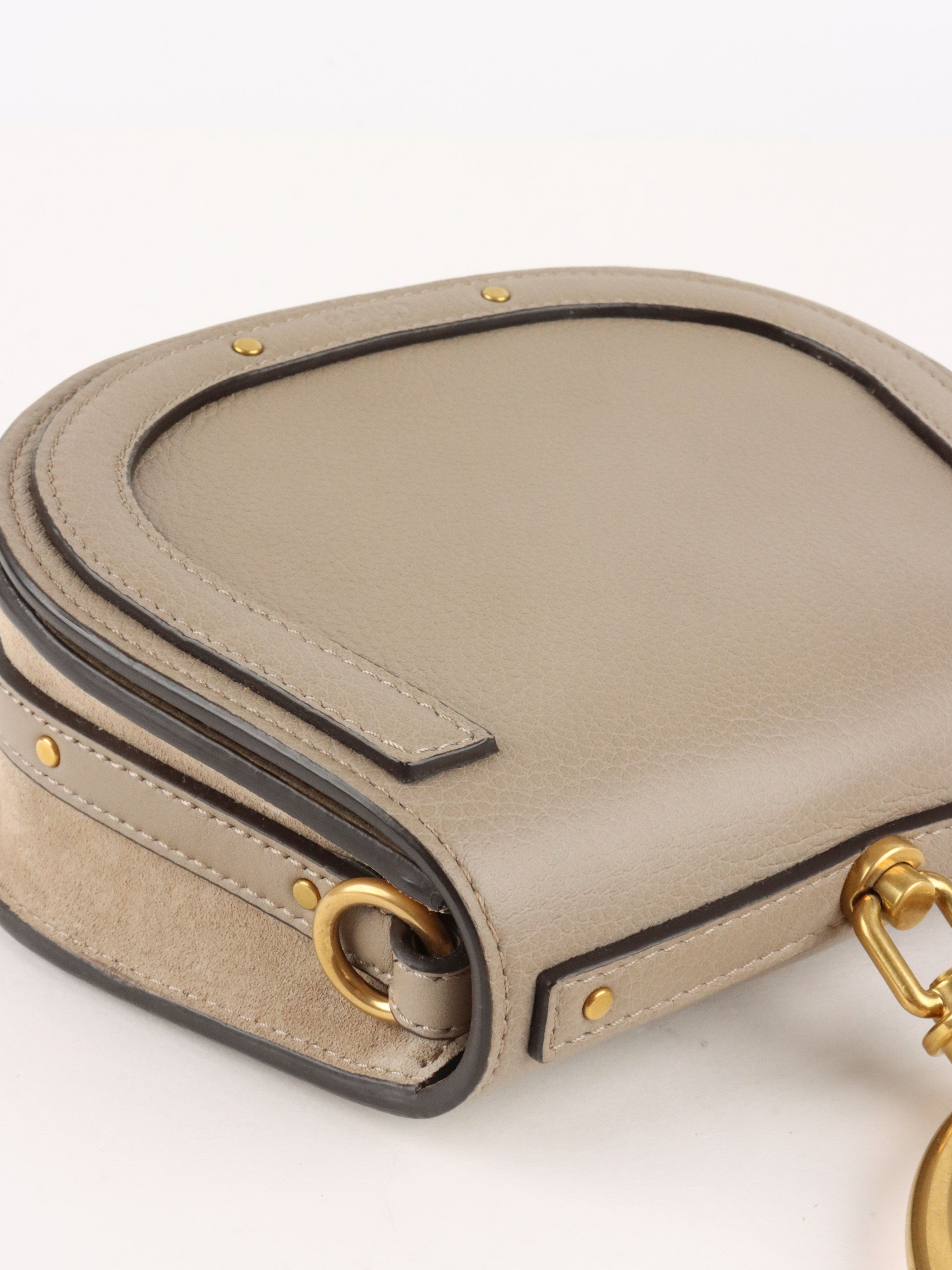 Chloe Small Grey Nile Bracelet Bag