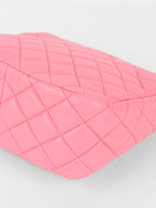 Chanel Pink Lambskin Hobo Chain Bag