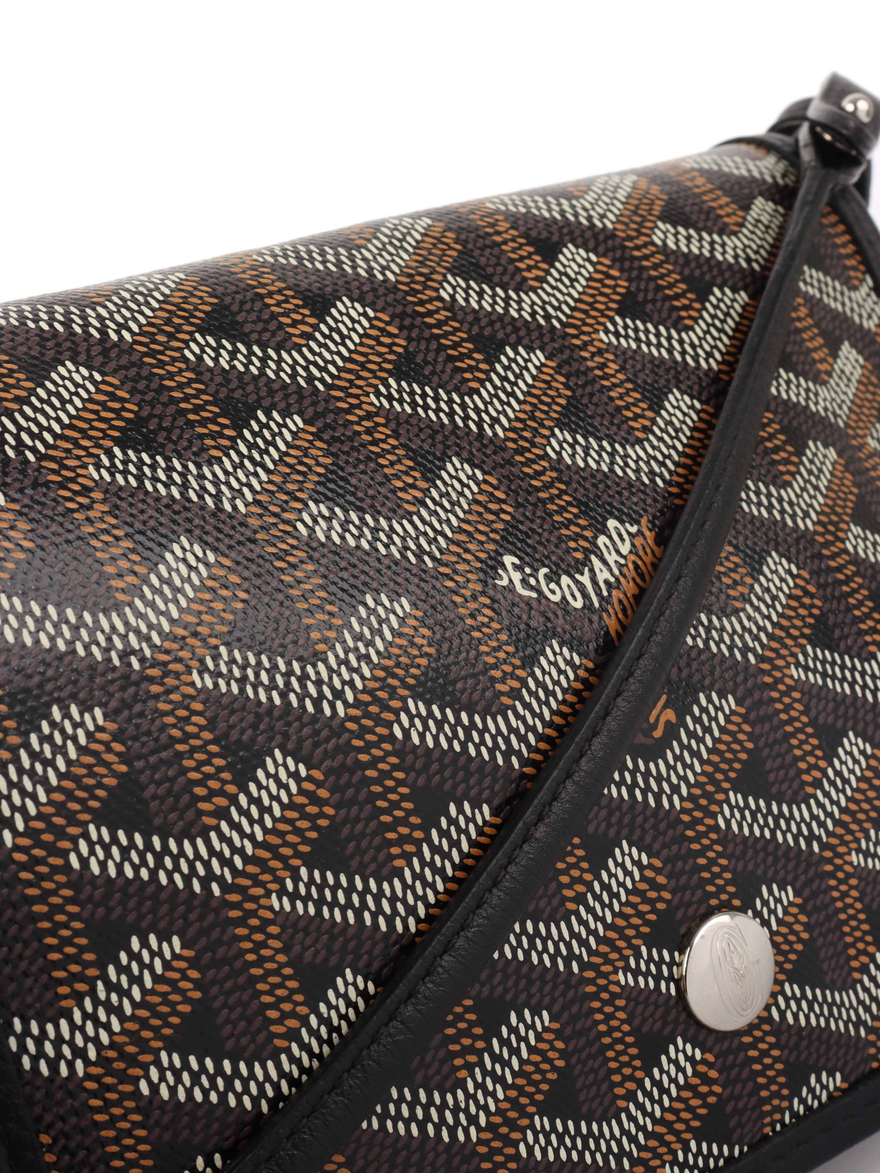 Goyard Black Plumet Pocket Wallet.