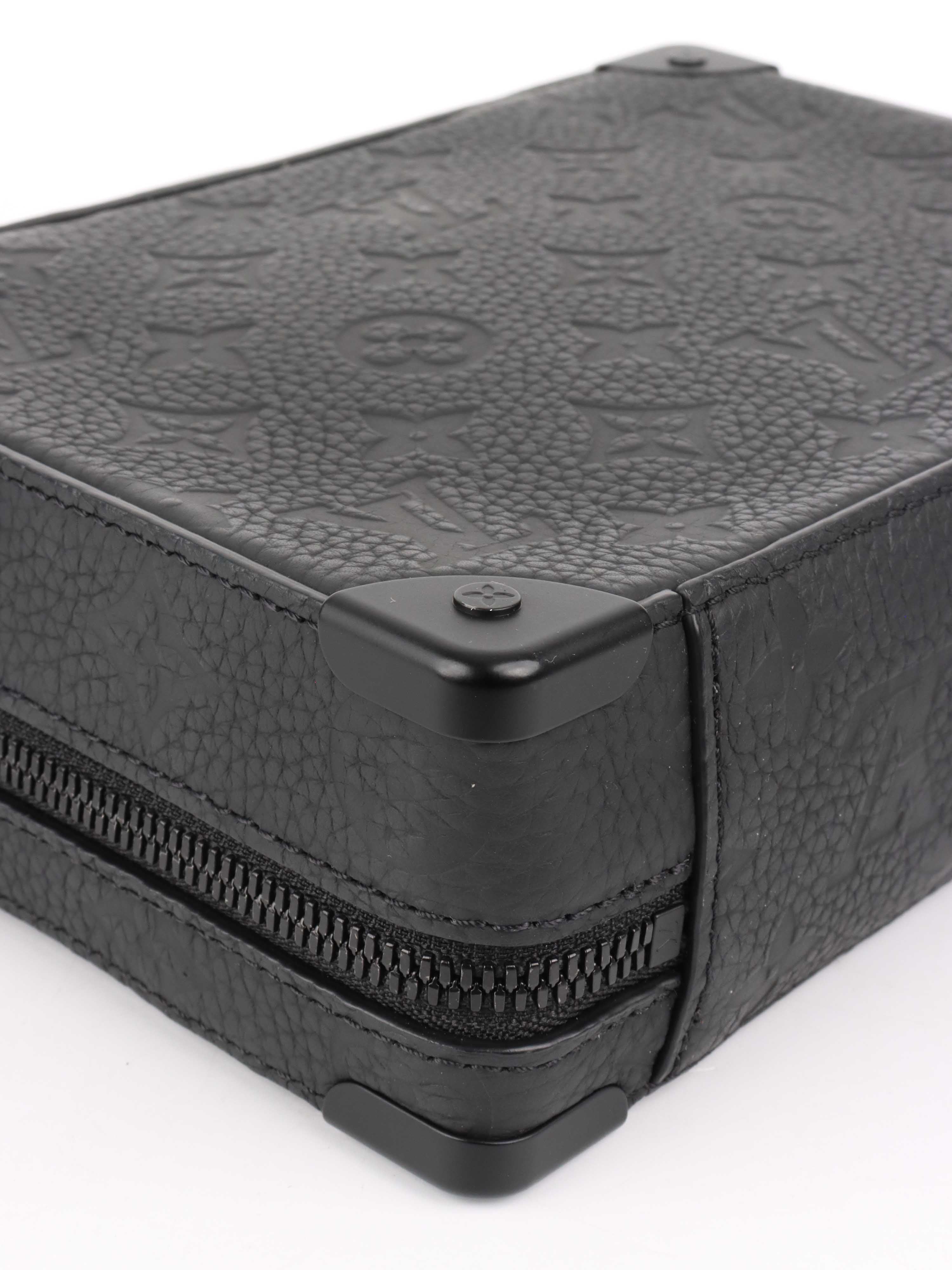 Louis Vuitton Black Handle Soft Trunk.
