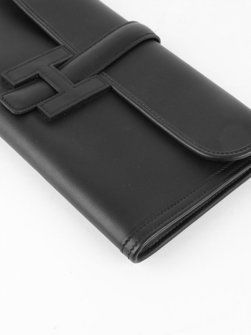 Hermes Noir Swift Jige Elan 29 Clutch