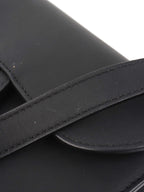 Dior Black Saddle Belt Pouch.