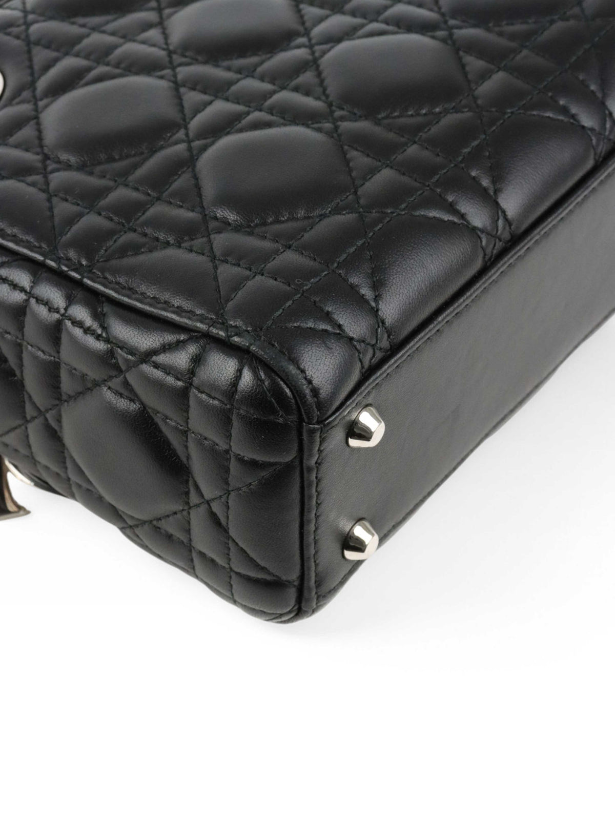 Dior Black Cannage Mini Dior SHW