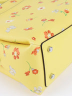 Coach Yellow Mini Lillie Carryall with Mystical Floral Print