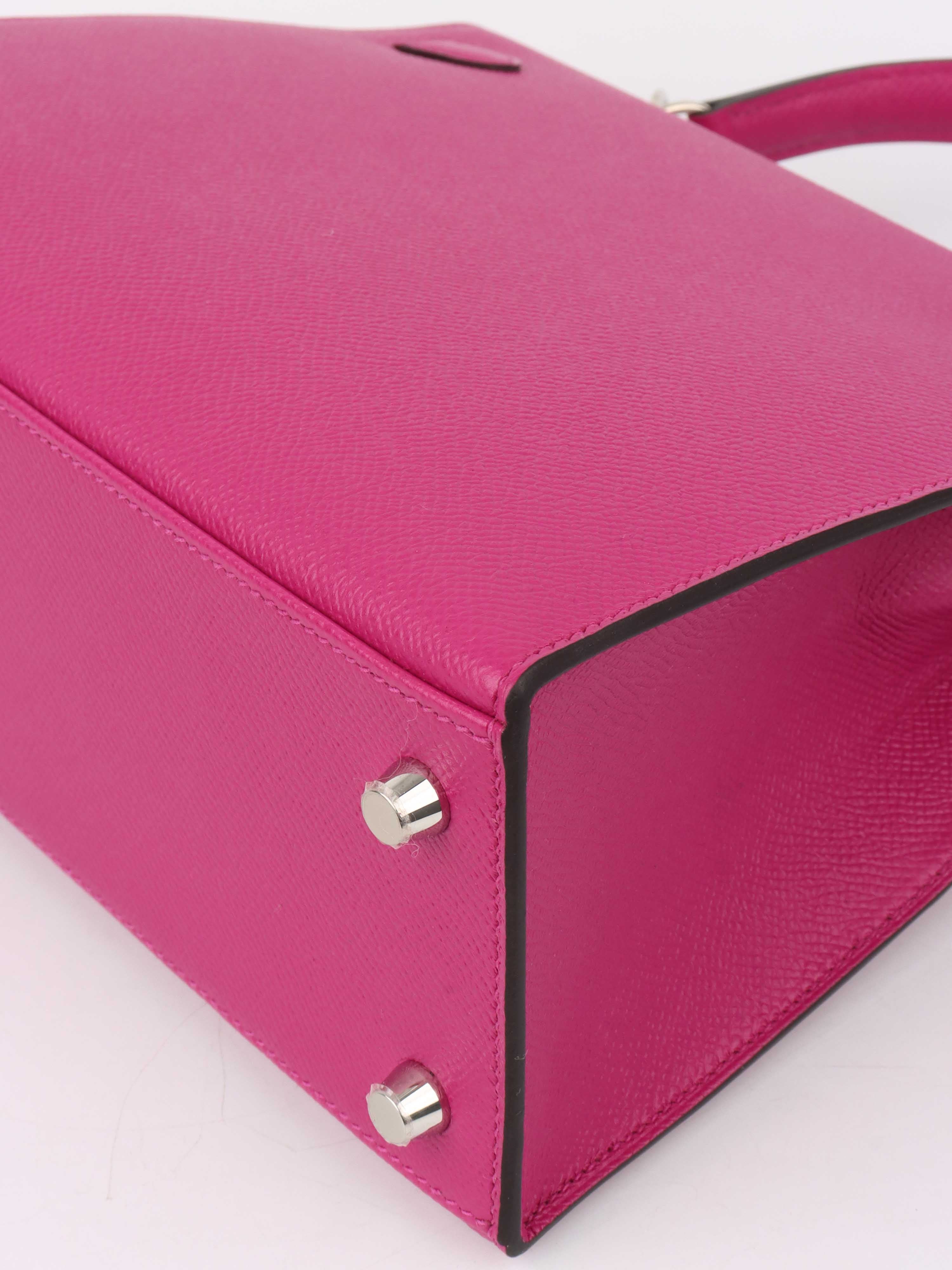 Hermes Kelly 25 Sellier Magnolia PHW.