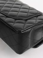 Chanel Small Black Lambskin Classic Flap.