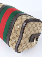 Gucci Small Web Vintage Boston Bag