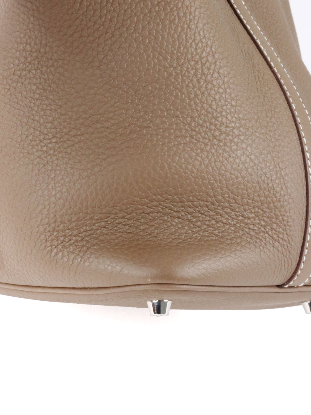 Hermes Etoupe Picotin 22 Bag PHW