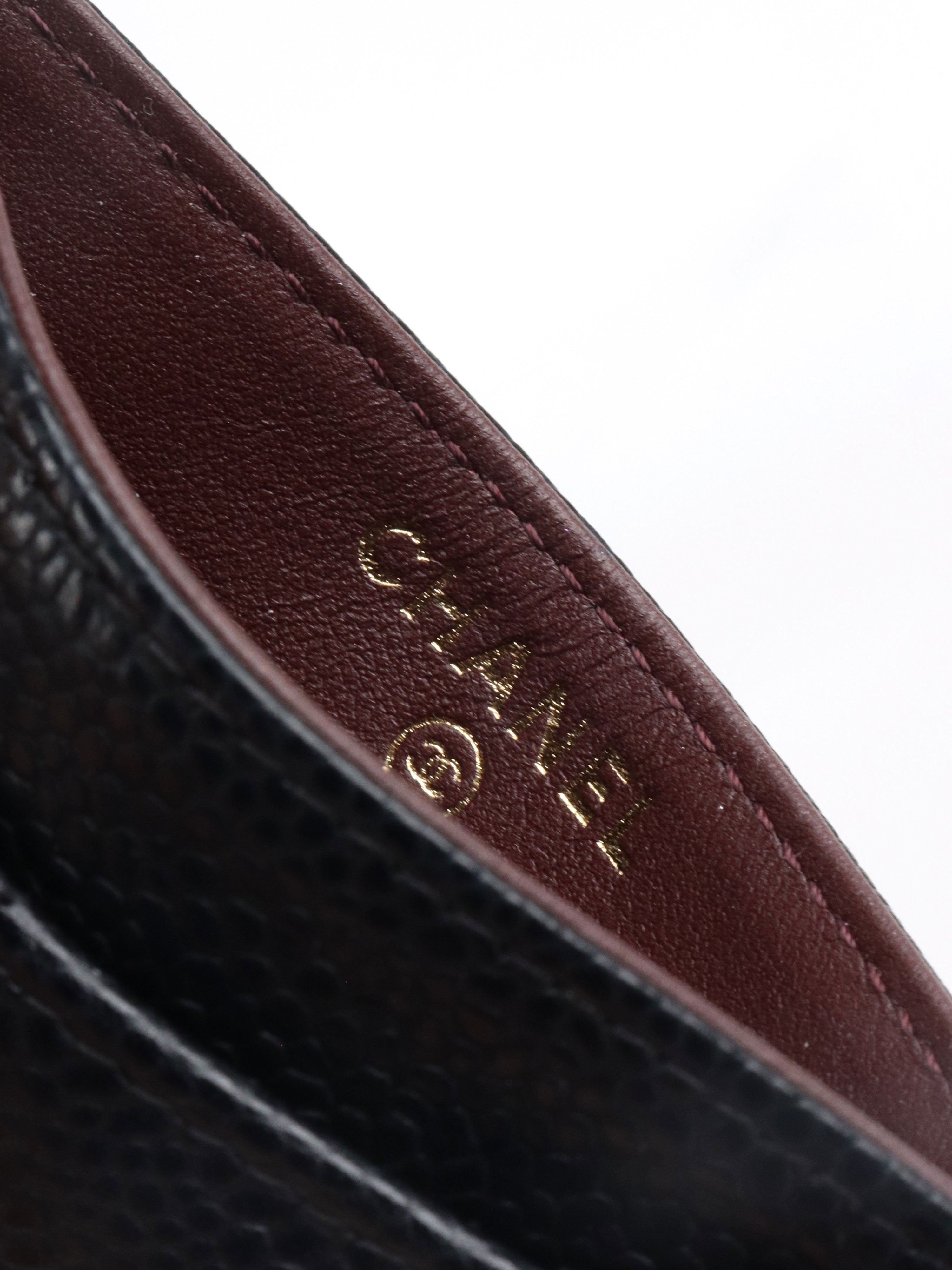 Chanel Black Caviar Classic Card Holder