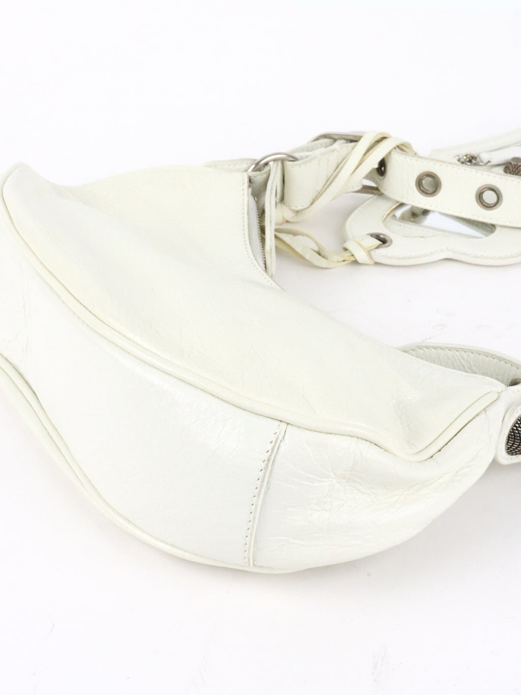 Balenciaga White Le Cagole XS Bag