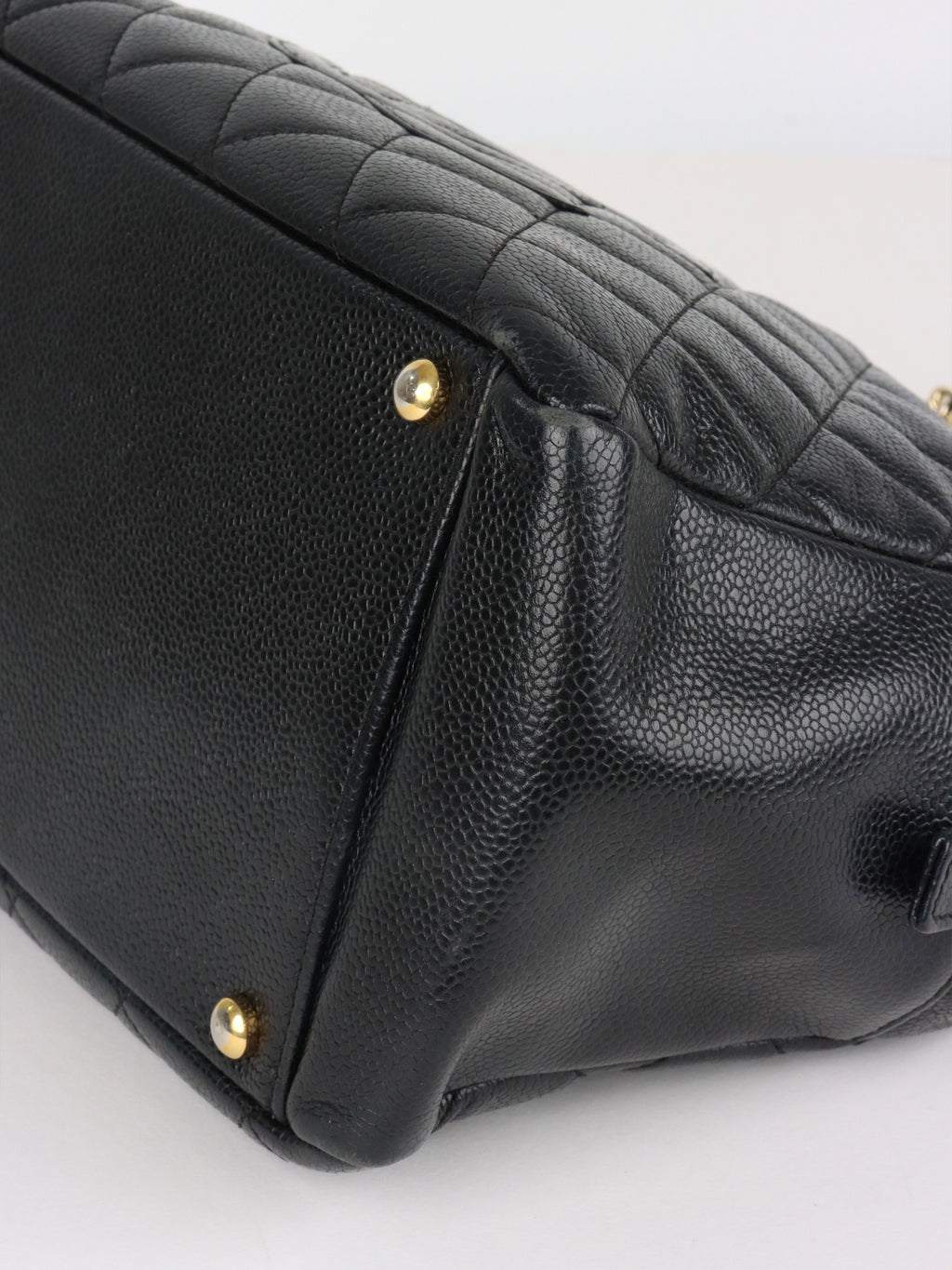 Chanel Vintage Black Petite Caviar Timeless Tote.