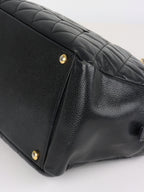 Chanel Vintage Black Petite Caviar Timeless Tote.