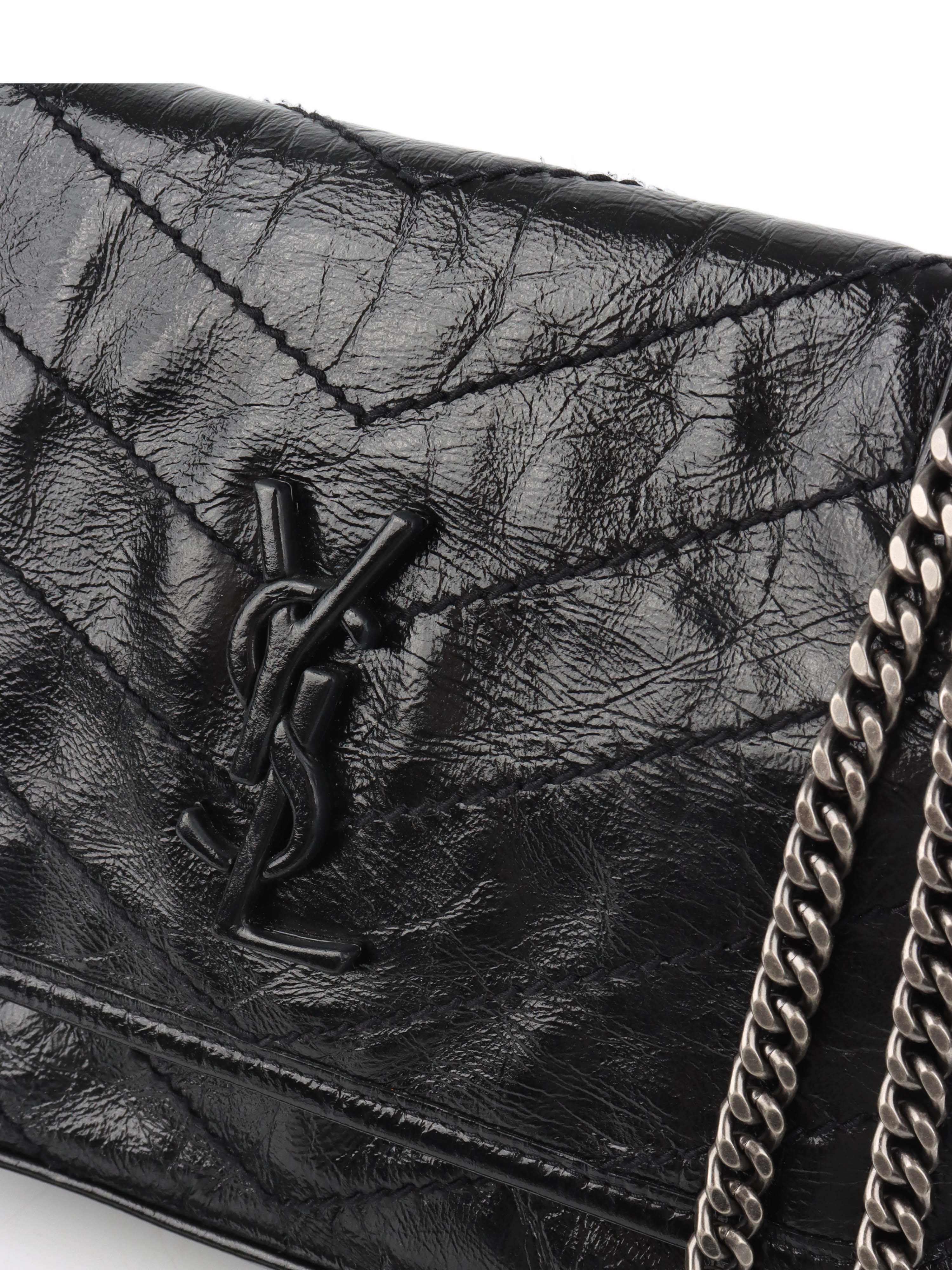 Saint Laurent Niki Baby in Vintage Leather Bag.