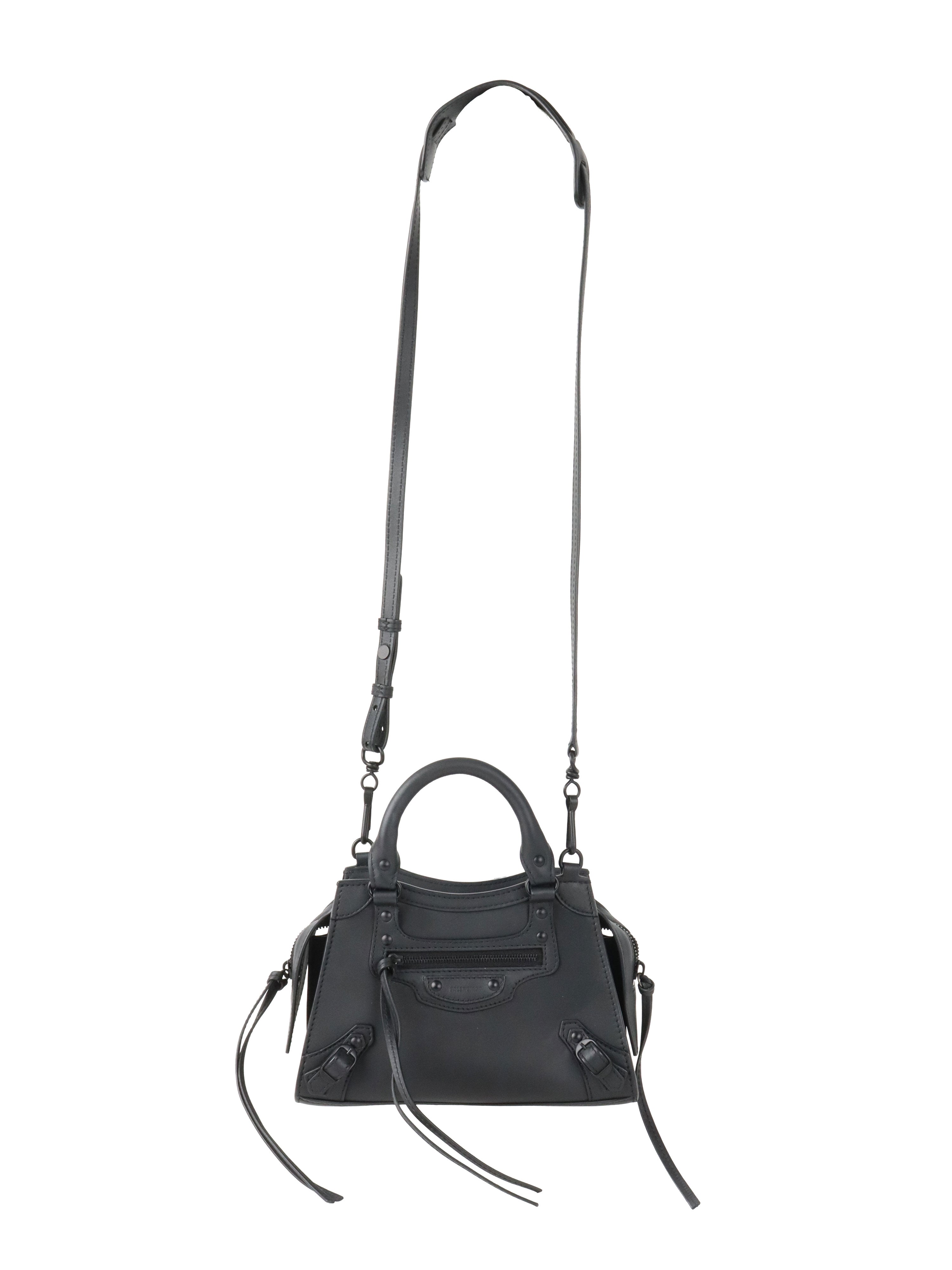 Balenciaga Black Neo Classic Mini City Bag.