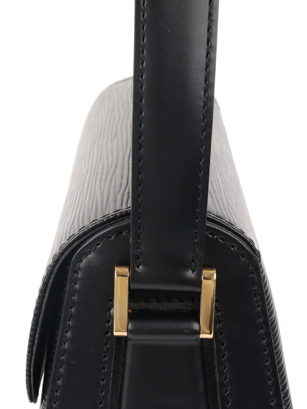 Louis Vuitton Black Bucci Epi Leather Shoulder Bag.