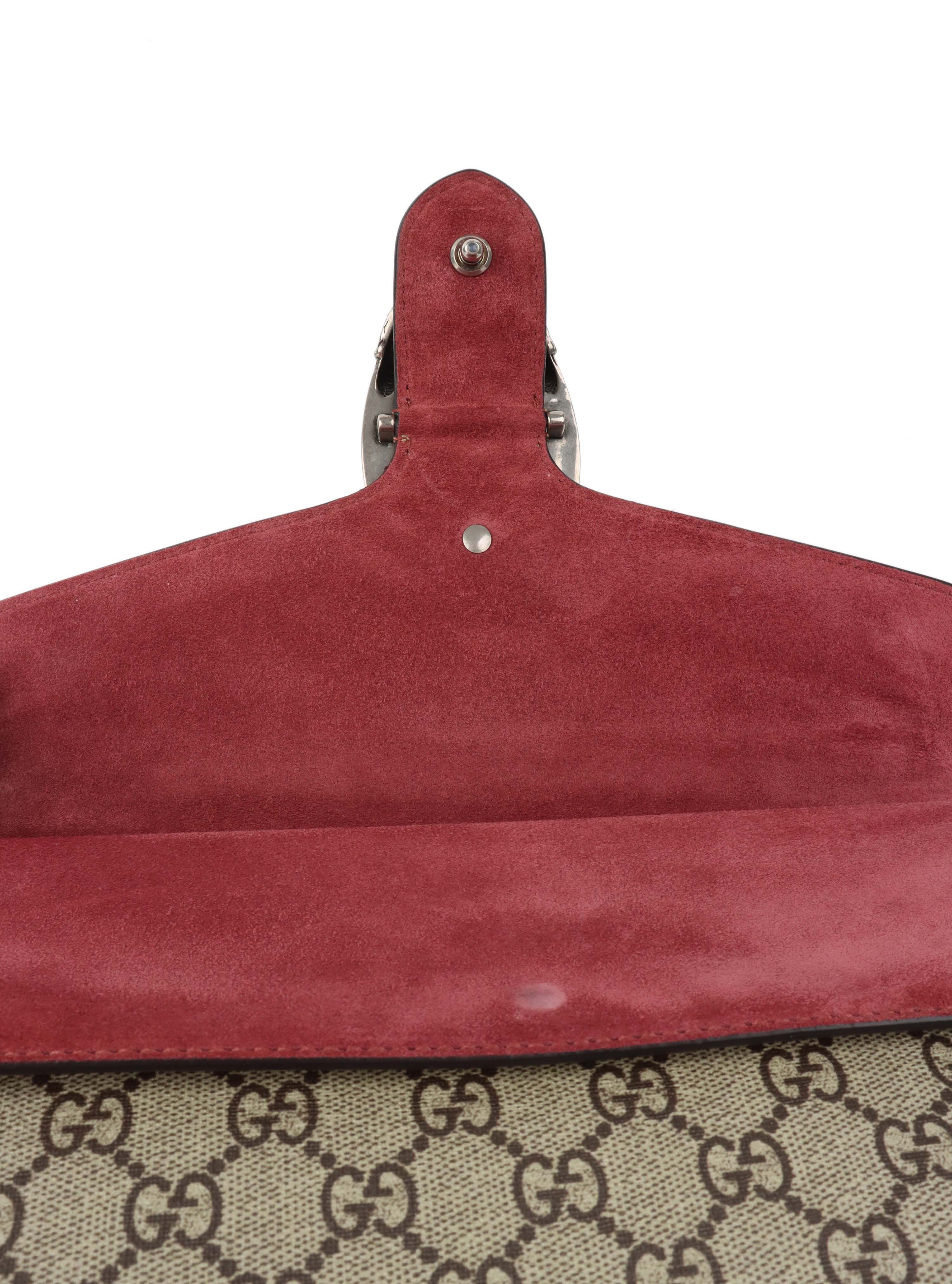 Gucci Small Dionysus Supreme Bloom Bag.