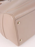 Versace Nude Leather Palazzo Empire Tote
