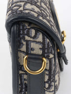 Dior Small Blue Oblique Bobby Bag.