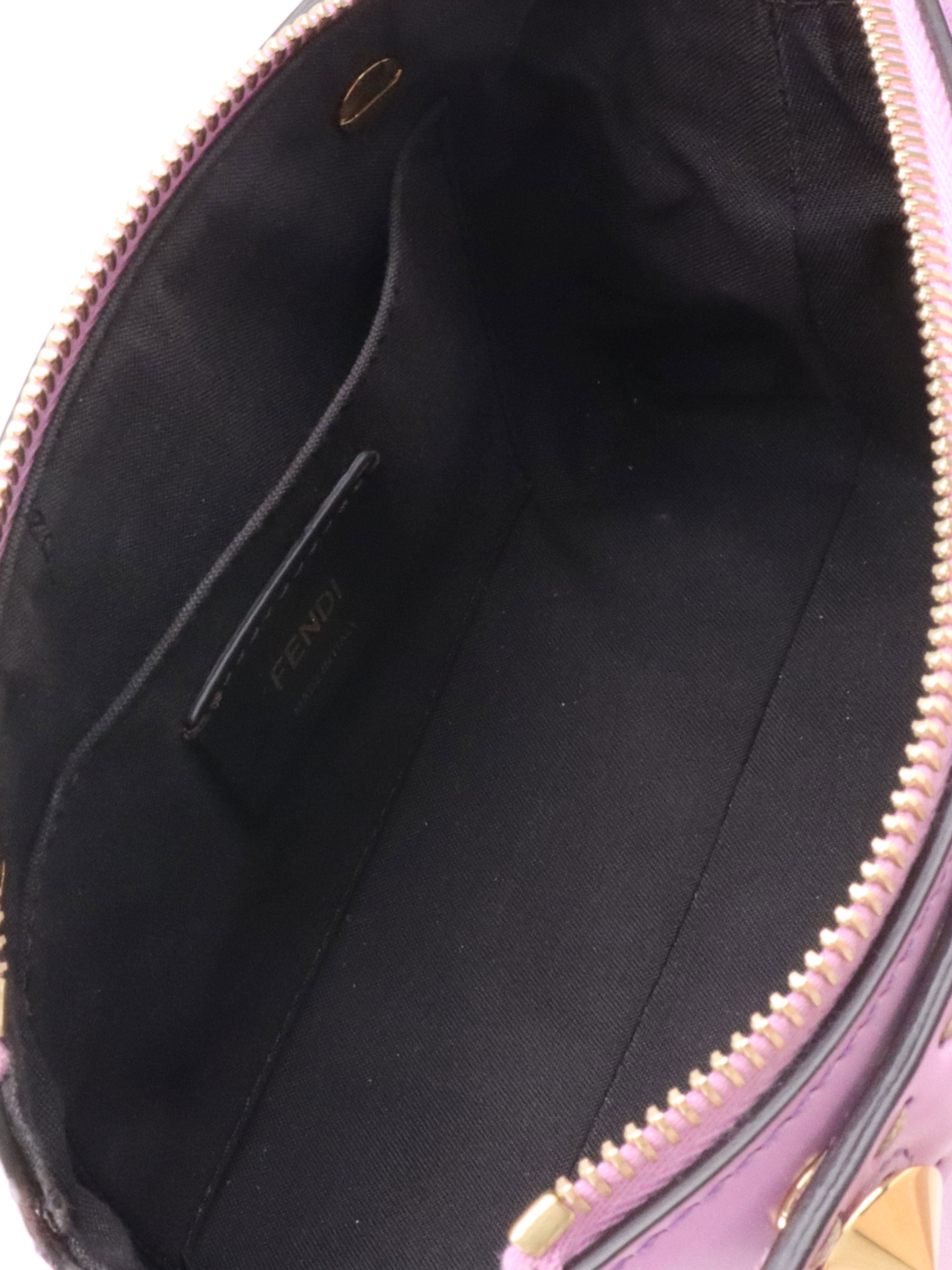 Fendi Lilac By the Way Mini Leather Shoulder Bag.