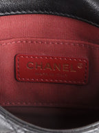 Chanel 21B Black Lambskin Quilted Mini Square Flap Bag GHW