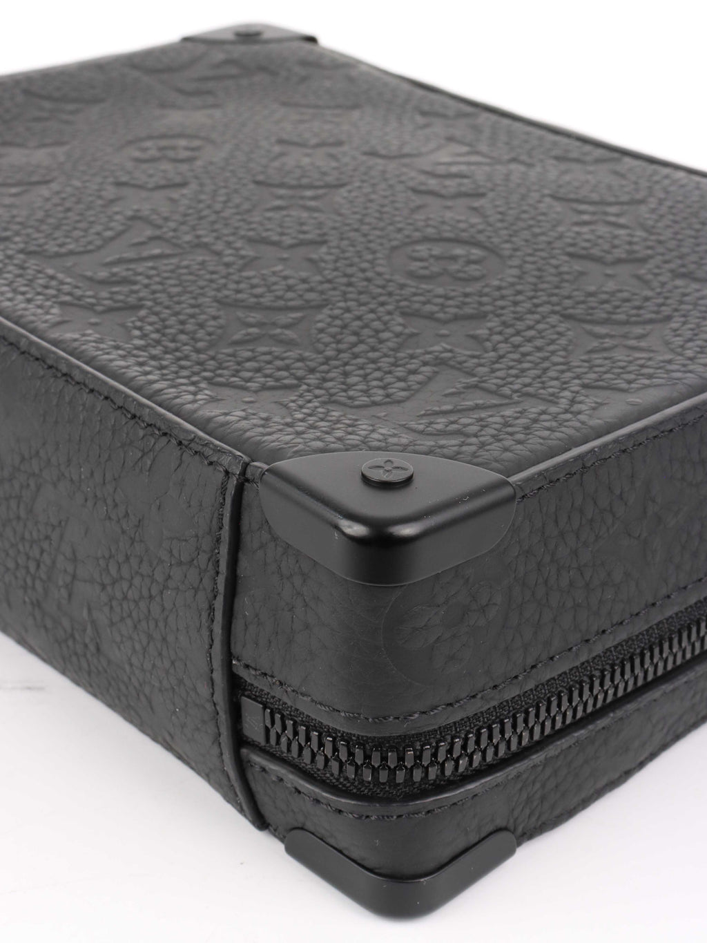 Louis Vuitton Black Handle Soft Trunk.