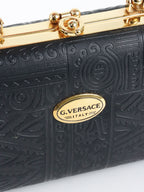 Gianni Versace Black Clutch Bag