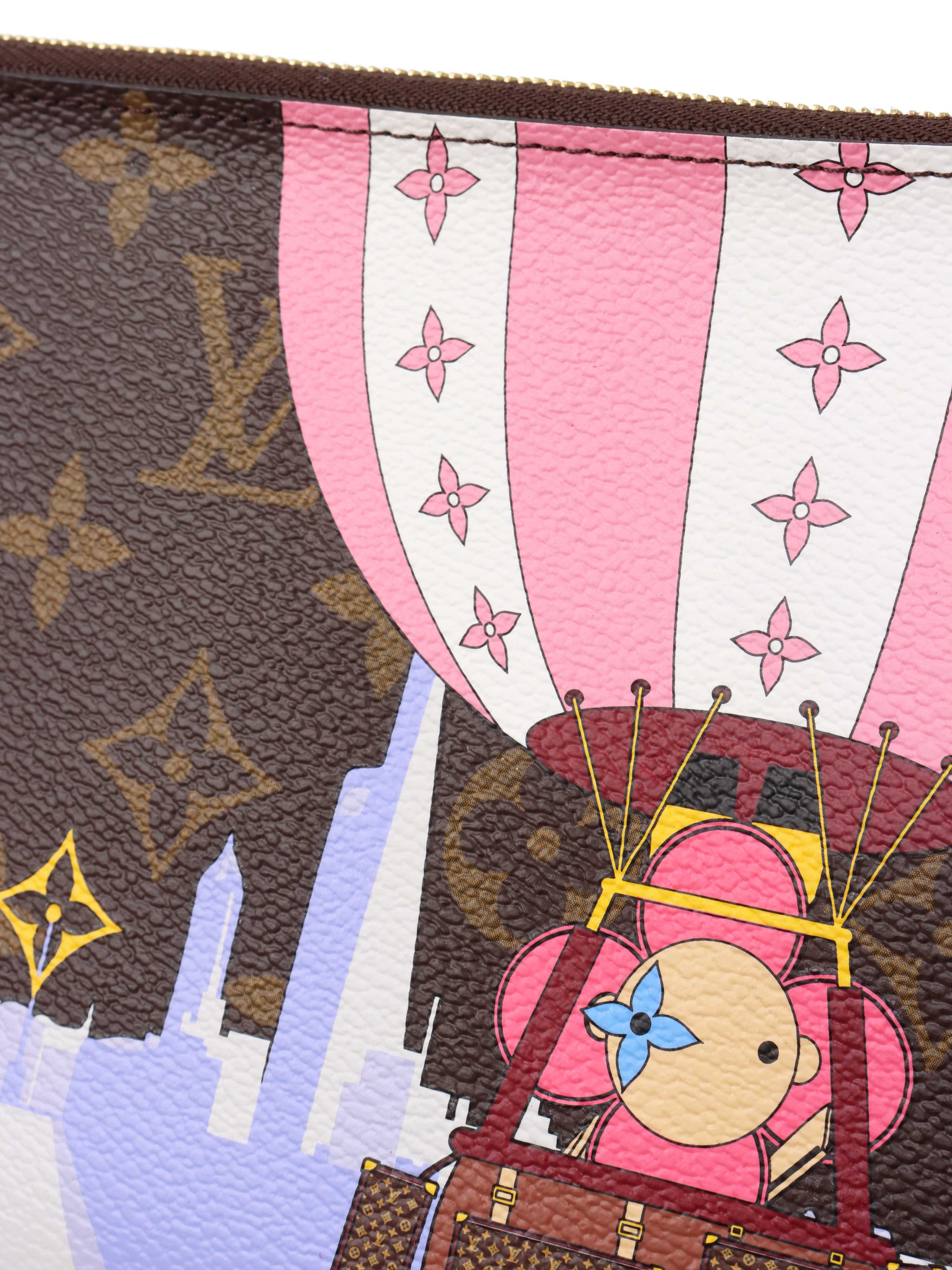 Louis Vuitton Monogram Vivienne Double Zip Pochette