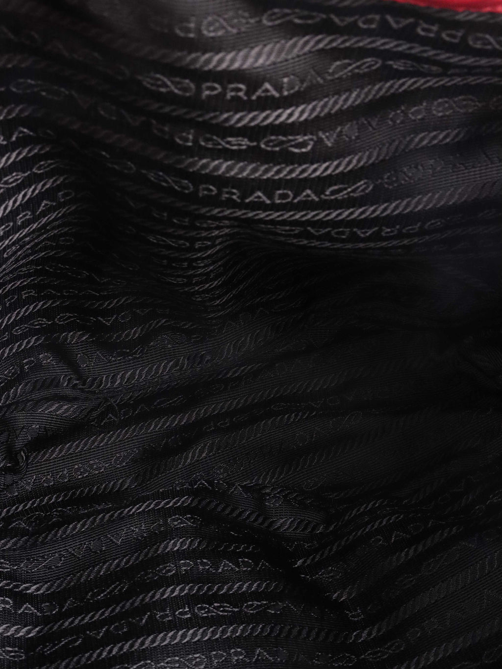 Prada Red Nylon Backpack.