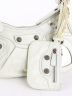 Balenciaga White Le Cagole XS Bag