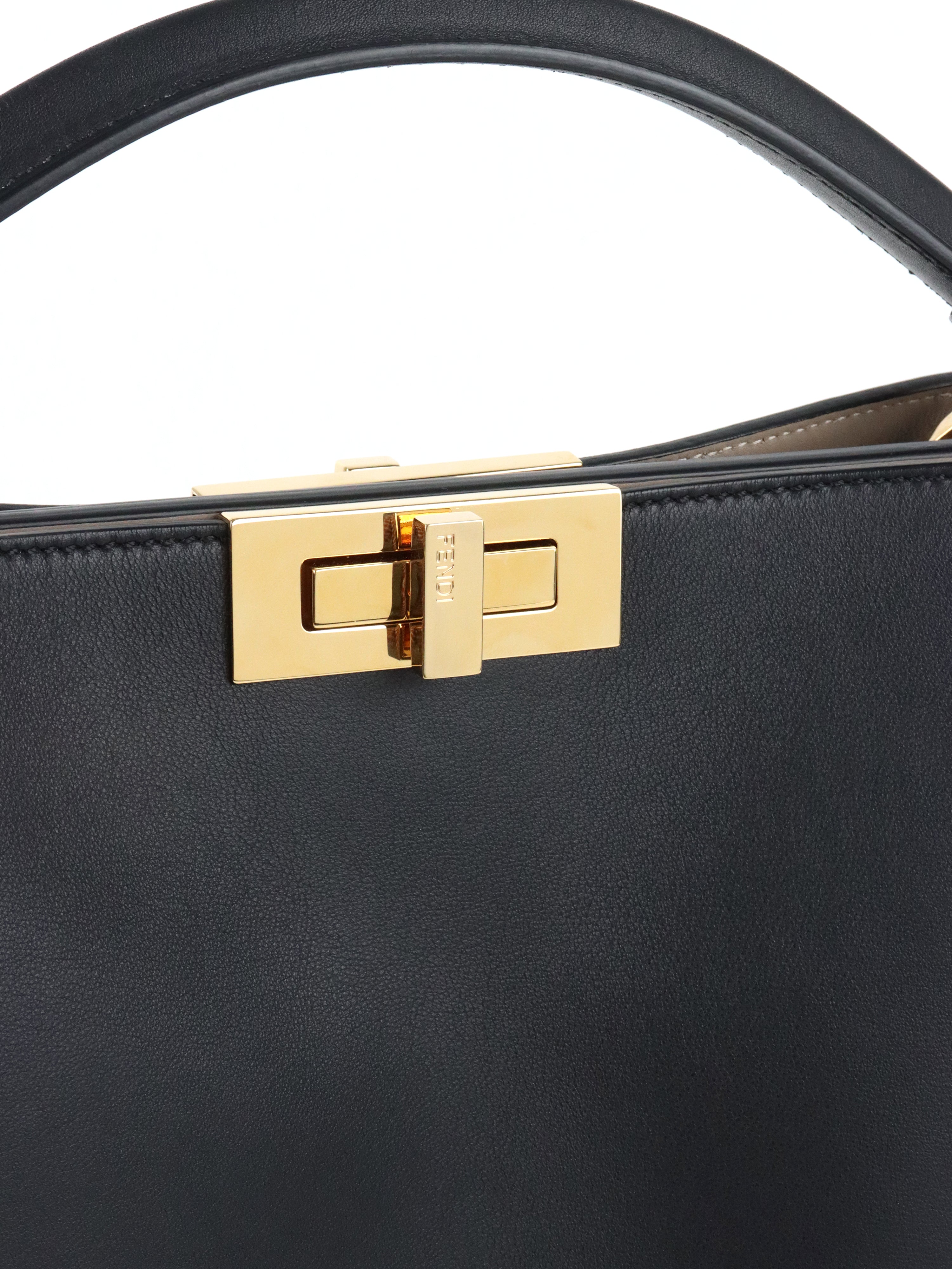 Fendi Black Peekaboo Bag GHW