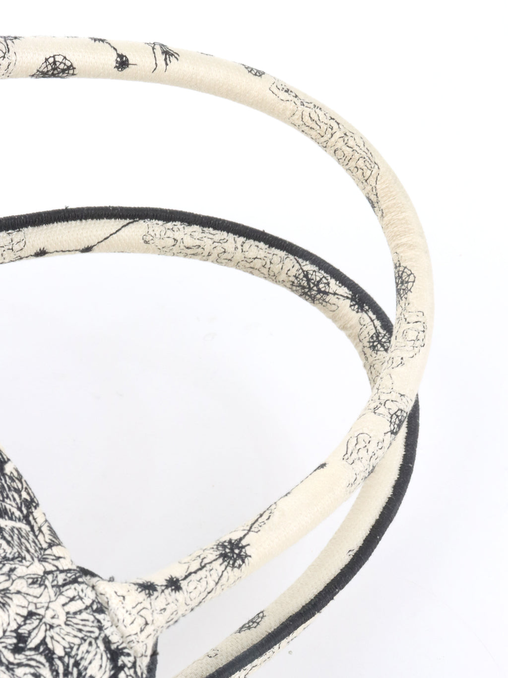 Dior Latte and Black Zodiac Medium Book Tote.