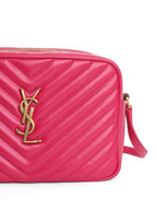 Saint Laurent Dark Pink  Lou Camera Bag