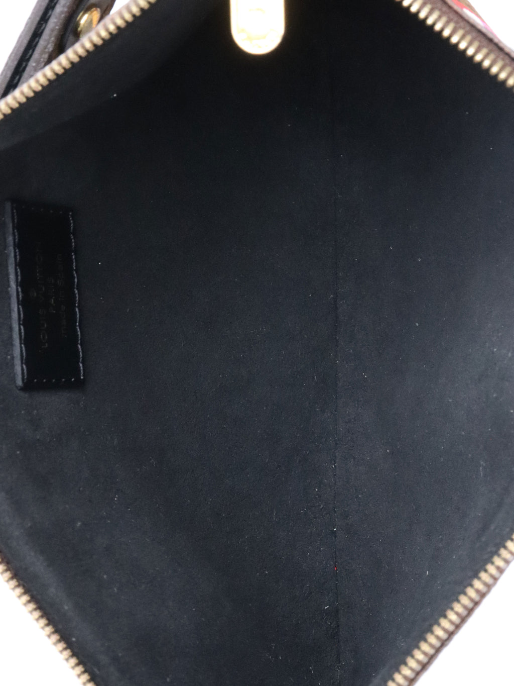 Louis Vuitton Limited Edition Monogram Patches City Pouch Bag.