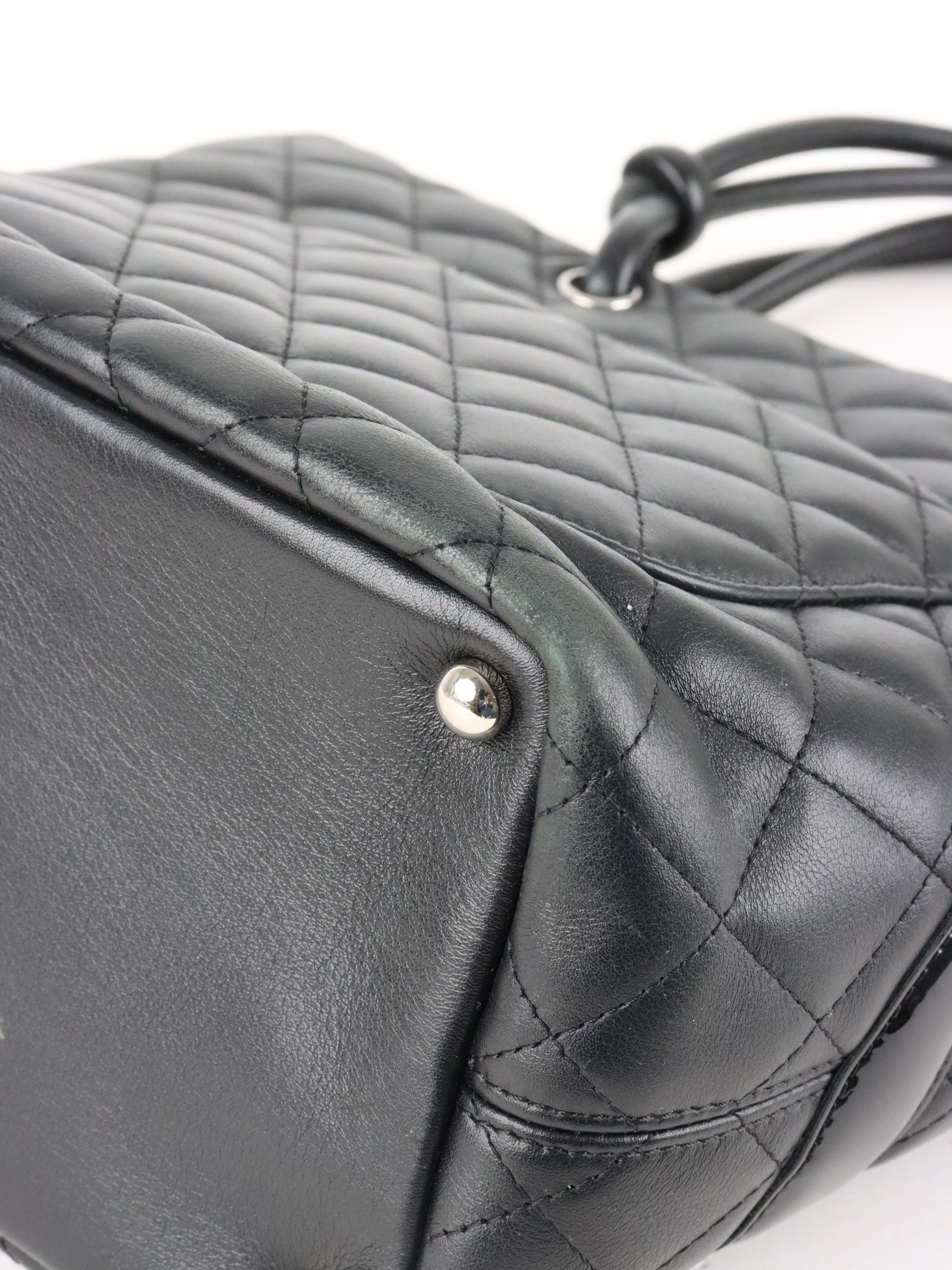 Chanel Black Cambon Ligne Tote Bag