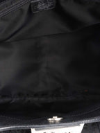 Dior Black Vintage Canvas Pocket Bag.