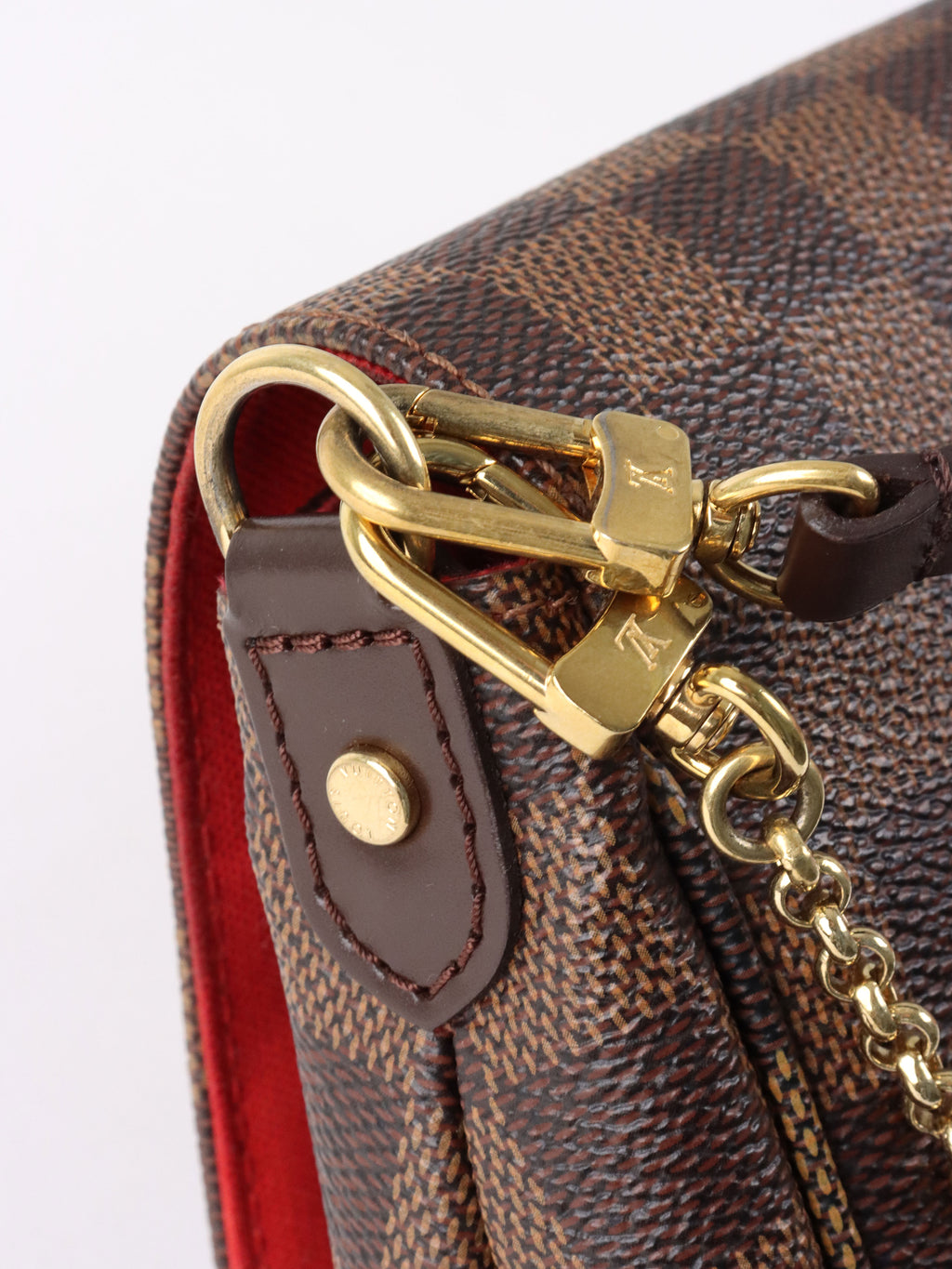 Louis Vuitton Damier Ebene Favoriite MM Bag.