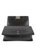 Chanel Black Medium Lambskin Boy Bag.