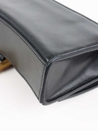 Balenciaga Black Hourglass Wallet On Chain