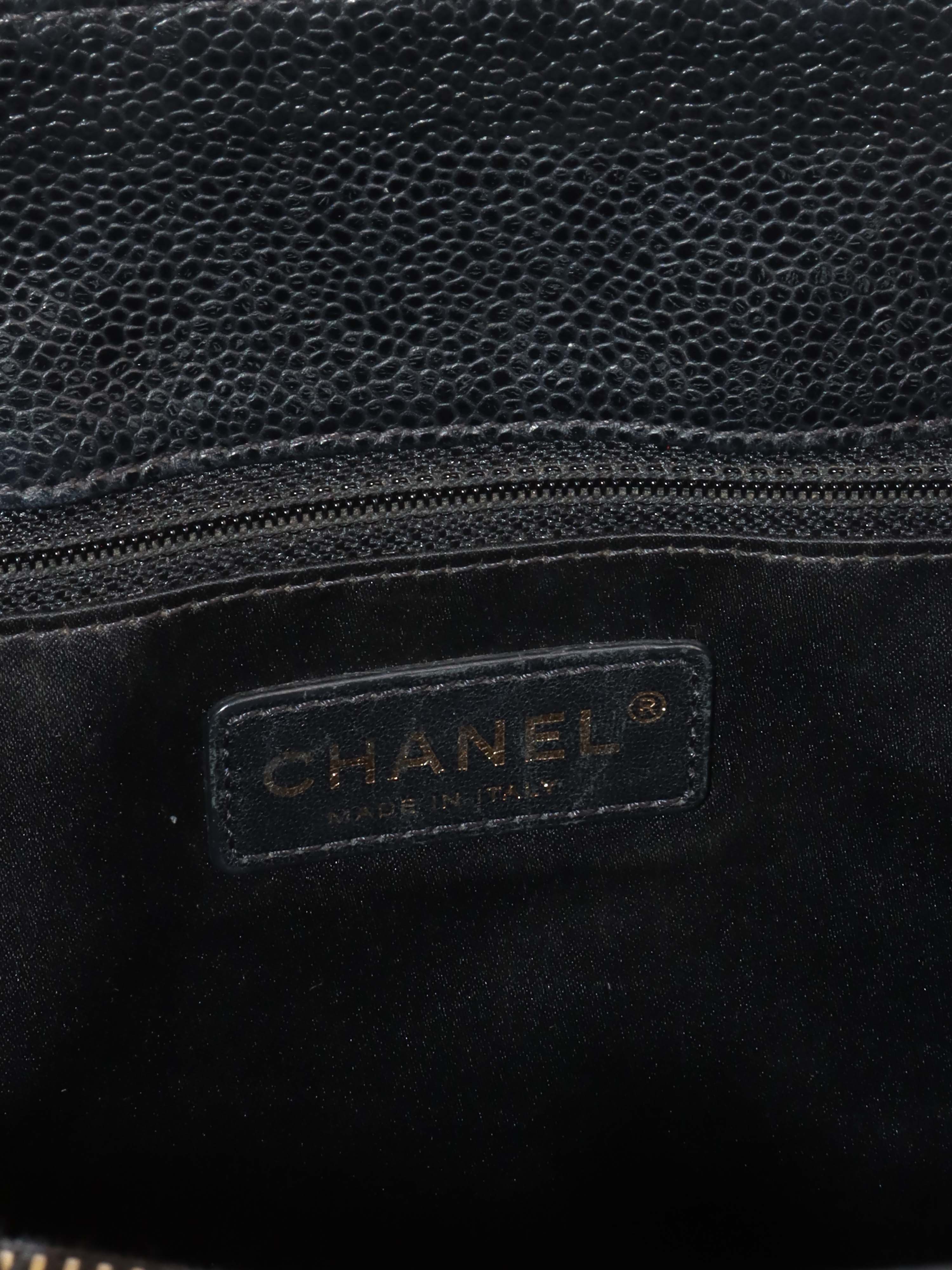 Chanel Caviar Black GST Shoulder Bag