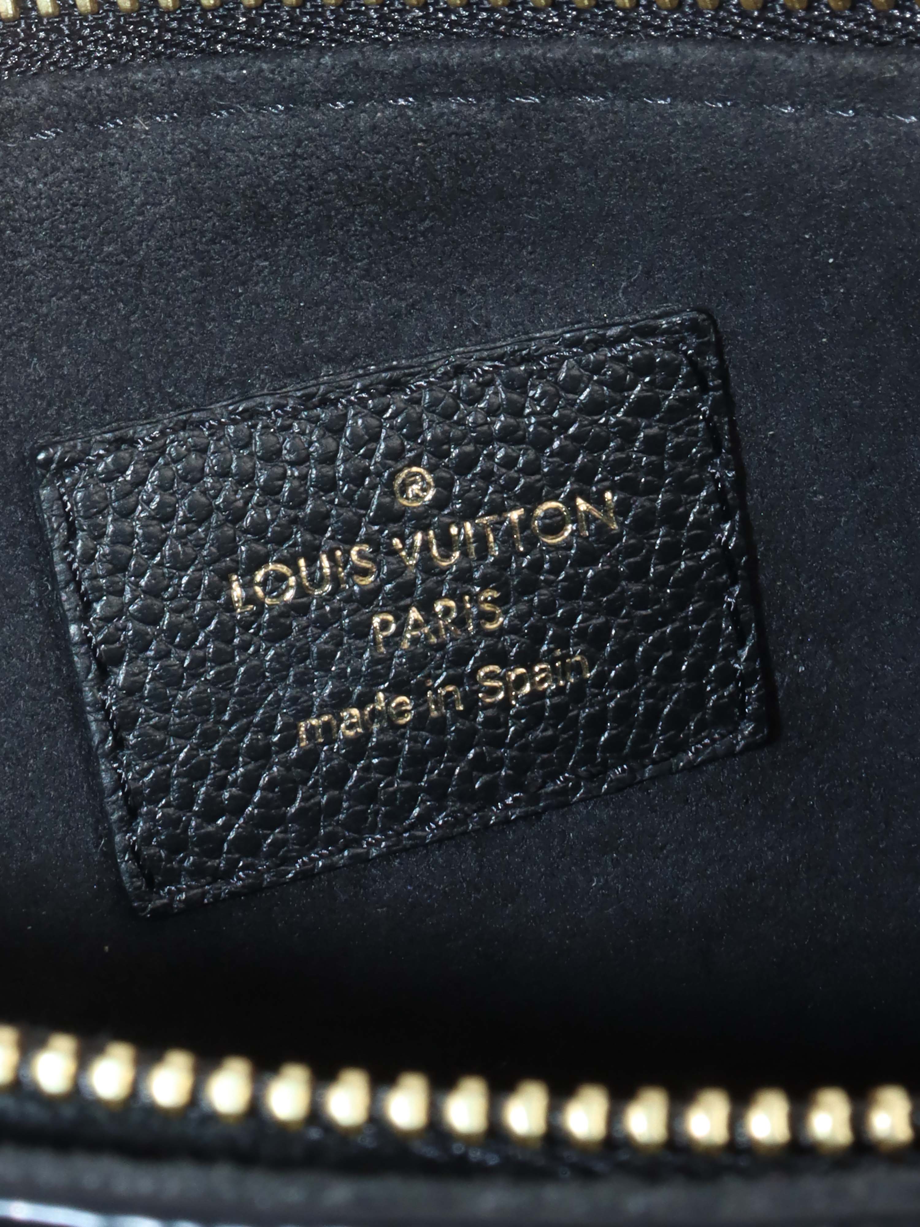 Louis Vuttion Black Surene BB Bag.