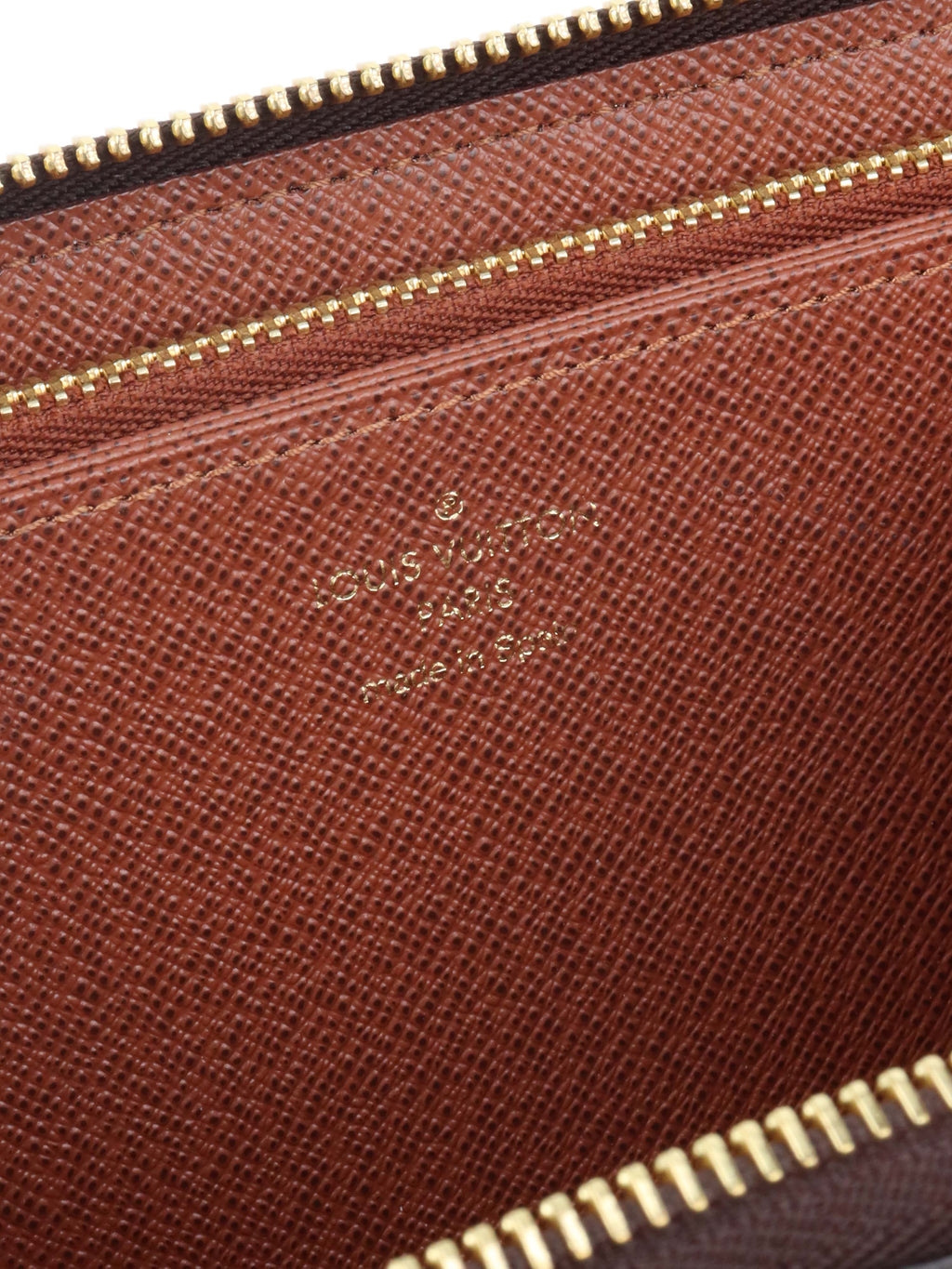 Louis Vuitton Monogram Zippy Long Wallet.