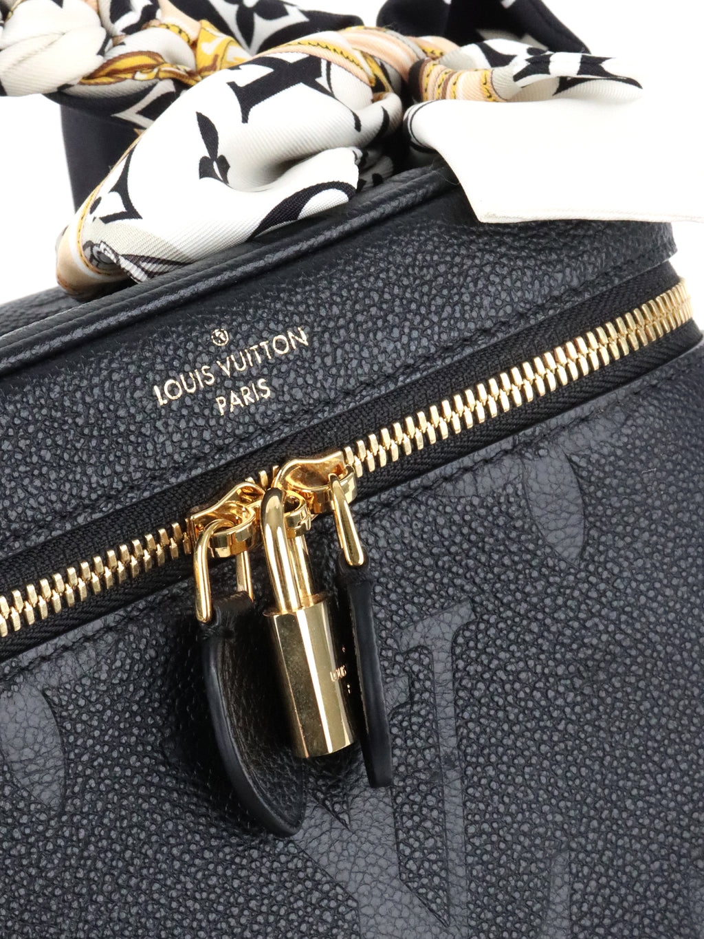 Louis Vuitton Black Empreinte Leather Vanity PM