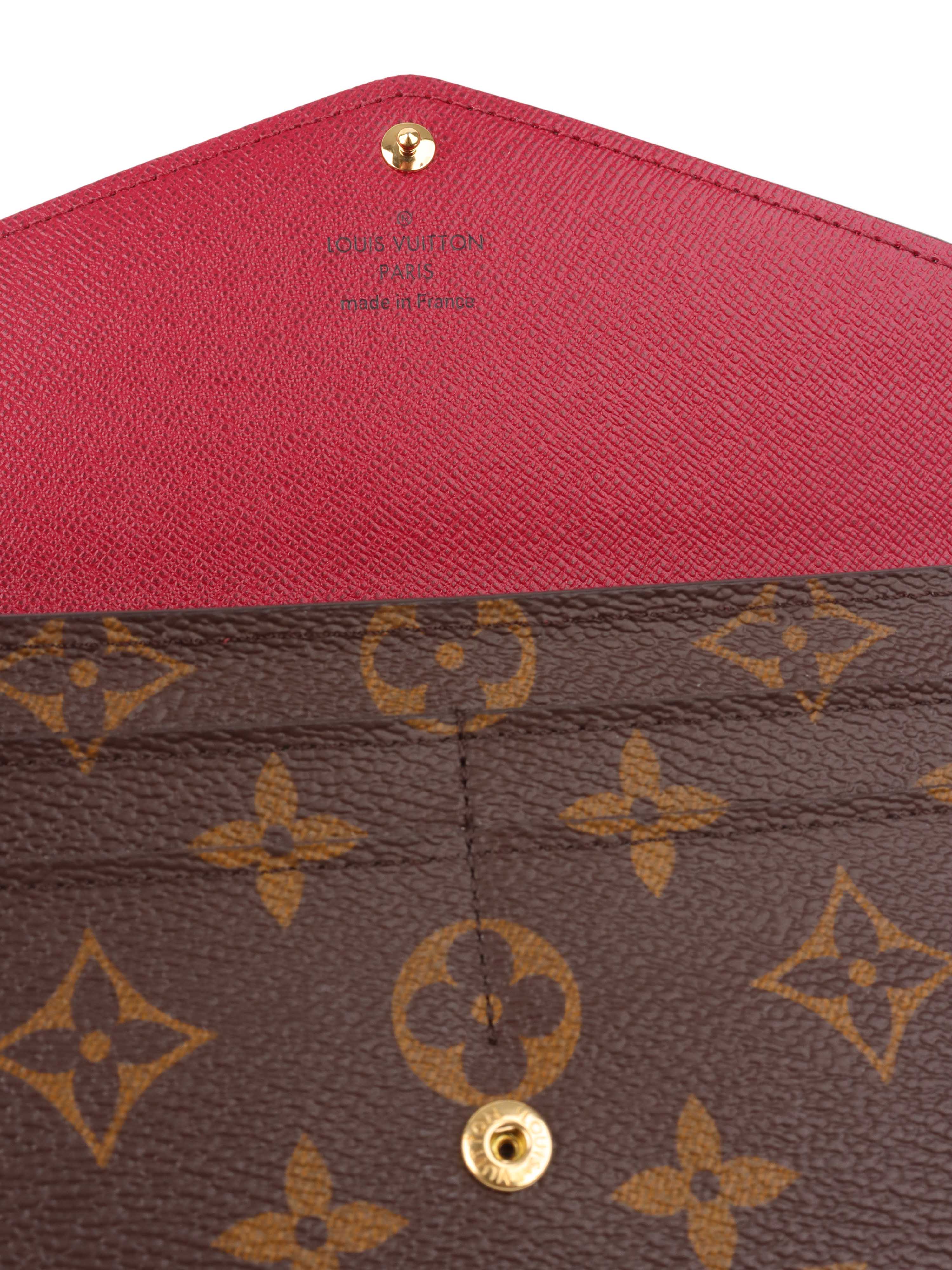 Louis Vuitton Monogram Sarah Wallet.