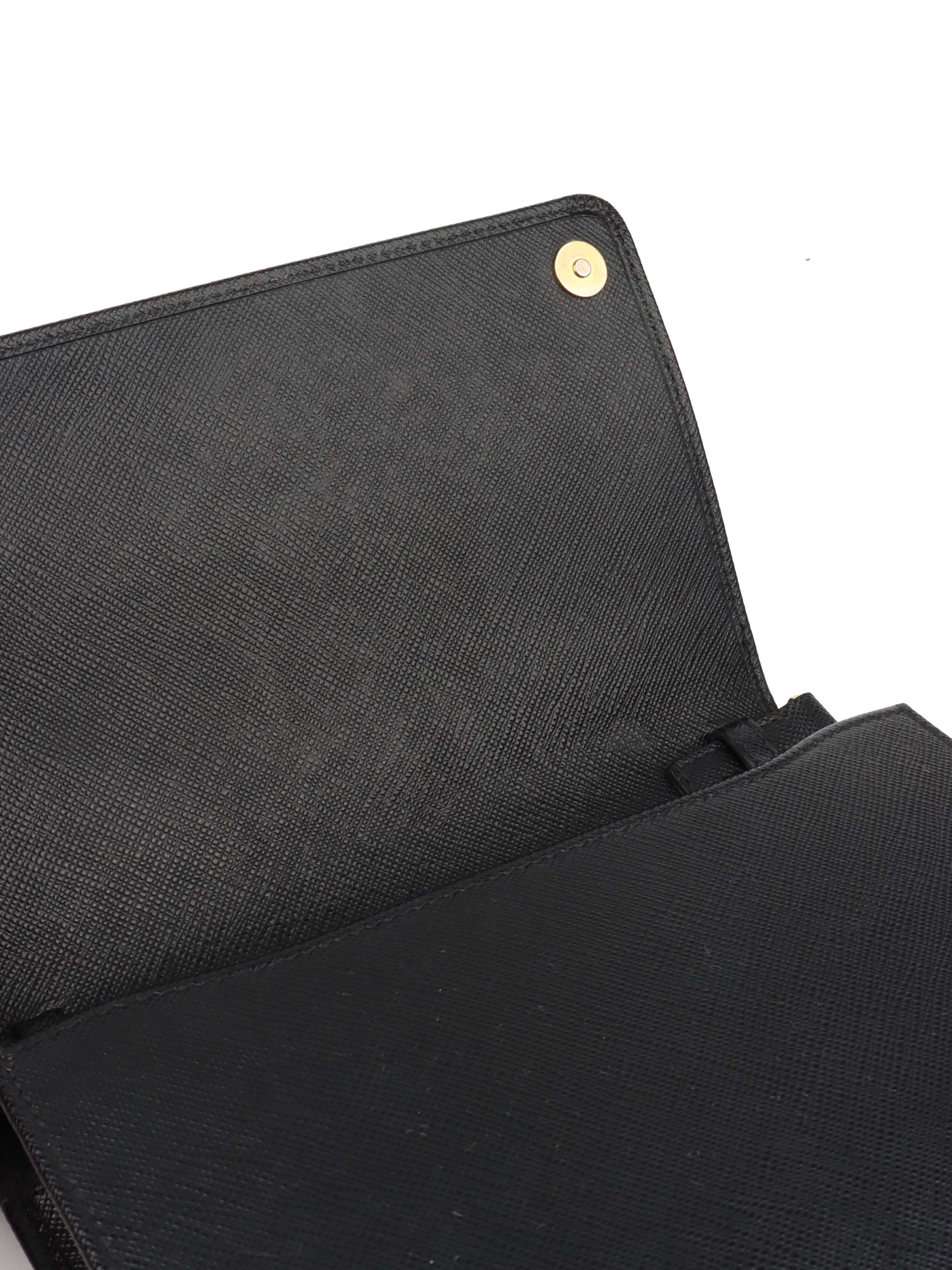 Prada Black Mini Saffiano Leather bag