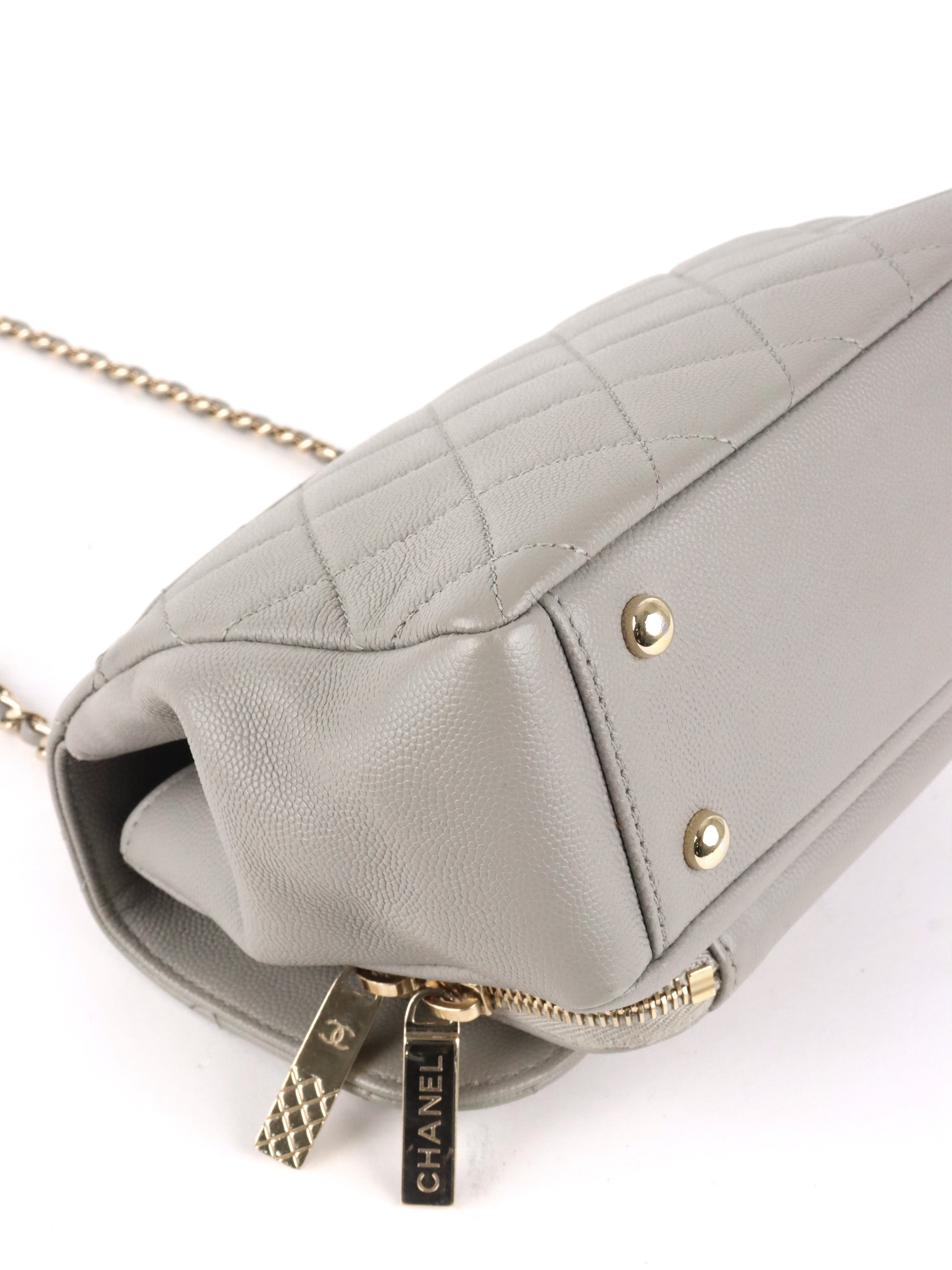 Chanel Small Grey Caviar Business Affinity LGHW