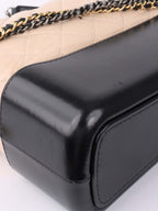 Chanel Large Gabrielle Black and Beige Shoulder Bag.